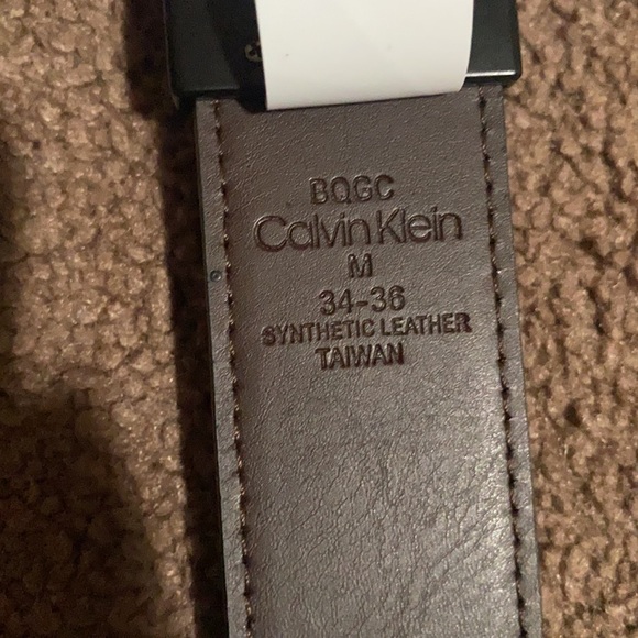 Black Reversible Calvin Klein Belt M 34-36 - Picture 3 of 4